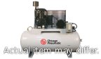  RCP-381HS Two Stage Electric Simplex Compressor w/ 80gal. Horizontal Tank