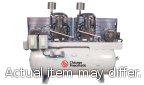  RCP-10123D4 Two Stage Electric Duplex Compressor w/ 120gal. Horizontal Tank